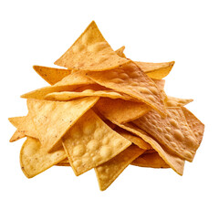 Fried tortilla nacho chips clip art