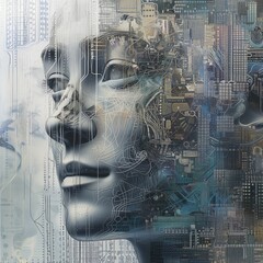 artificial intelligence, integration, computer, android, mechanical robot