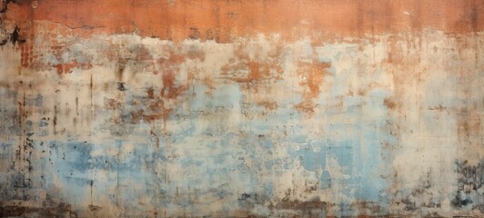 Wall Mural - A textured background depicting the weathered surface of old iron, showcasing signs of metal corrosion and rust.