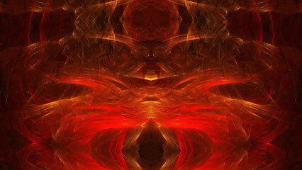 Canvas Print - Fire Flame Ray abstract illustration