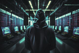 Fototapeta Konie - Hacker are planning to hack and attack networks and cyber security systems.