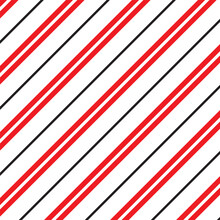 Abstract Simple Red Black Color 45 Degree Angle Daigonal Line Pattern