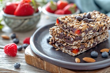 Sticker - Nutritious granola bars with chocolate and muesli options