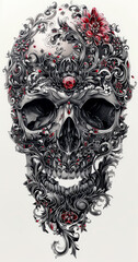 Wall Mural - Ornate Fantasy Skull 