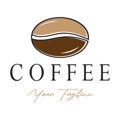 Poster - coffee bean icon vector