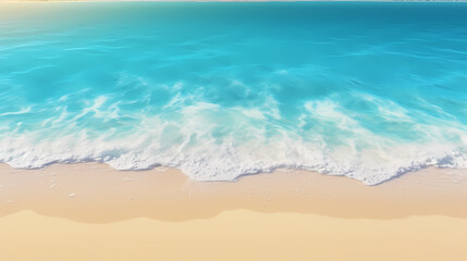  Abstract beautiful beach background with crystal clear water