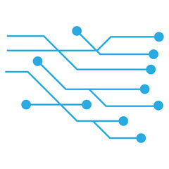 Blue Circuit Technology vector