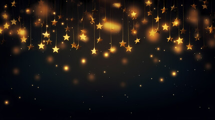 Featuring stunning soft bokeh lights and shiny elements. Abstract festive and new year background