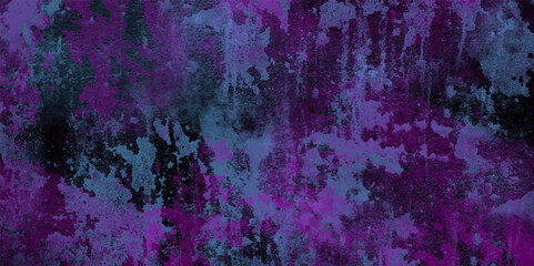 Wall Mural - purple chalkboard background concrete texture. purple distressed background splatter splashes. purpl