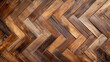 Parquet wood floor with a herringbone pattern, wood texture, background