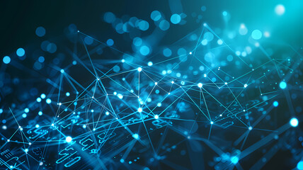 Abstract Network Connectivity Concept Illustration Background