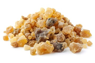 Poster - Isolated natural frankincense resin on white background