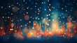 © Derby - Featuring stunning soft bokeh lights and shiny elements. Abstract festive and new year background