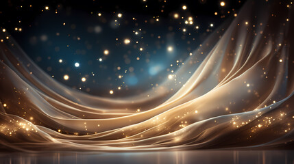 Featuring stunning soft bokeh lights and shiny elements. Abstract festive and new year background