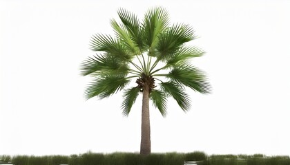 Wall Mural - fan palm tree