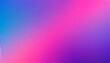 canvas print picture - neon colors flow grainy texture effect purple pink blue color gradient background blurred futuristic banner design