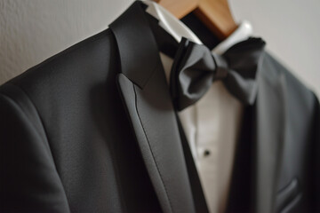 Wall Mural - tuxedo with bow tie