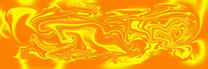 Wall Mural - Abstract Liquify Gradient background with grain texture in light copper orange and yellow.