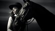 the equestrian lifestyle with a captivating photograph showcasing the bond between horse and rider, illustrating the grace and elegance of equitation in a natural setting.