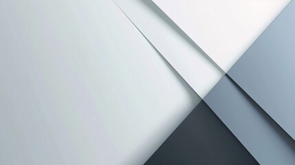 Wall Mural - Abstract Geometric Minimalist Design with Angles and Shadows