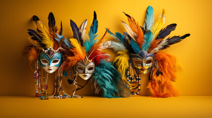 Wall Mural - mardi gras mask