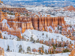 Wall Mural - Snowy Bryce Canyon