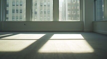 Poster - It must be the weekend. Shot of an empty office. : Generative AI