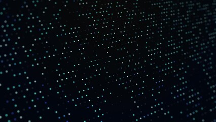 Soft Flowing Dots Pattern Loop Background