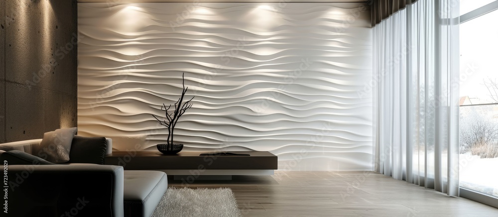 Interior wall decoration and siding can be enhanced using PVC plastic ...
