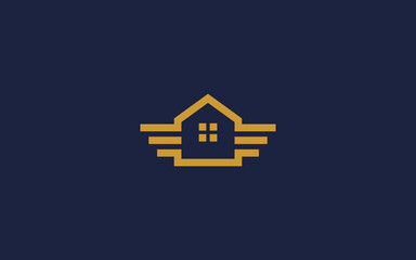 house with wings logo icon design vector design template inspiration