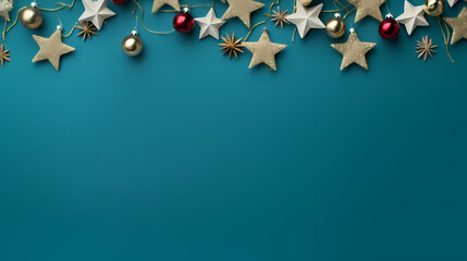 Festive decoration background, template for holidays and celebrations