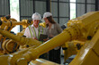© JR-50 - Industrial Team Evaluating Automation Processes in Robotics Unit