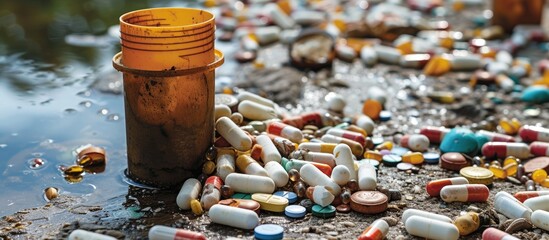 improper disposal of expired medicine is advised against, including putting them in trash or water s