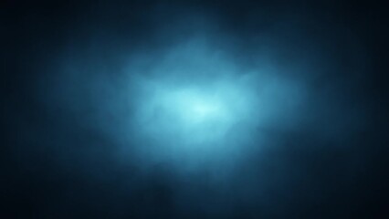 Wall Mural - dark blue mystical fog light loop slow motion background.