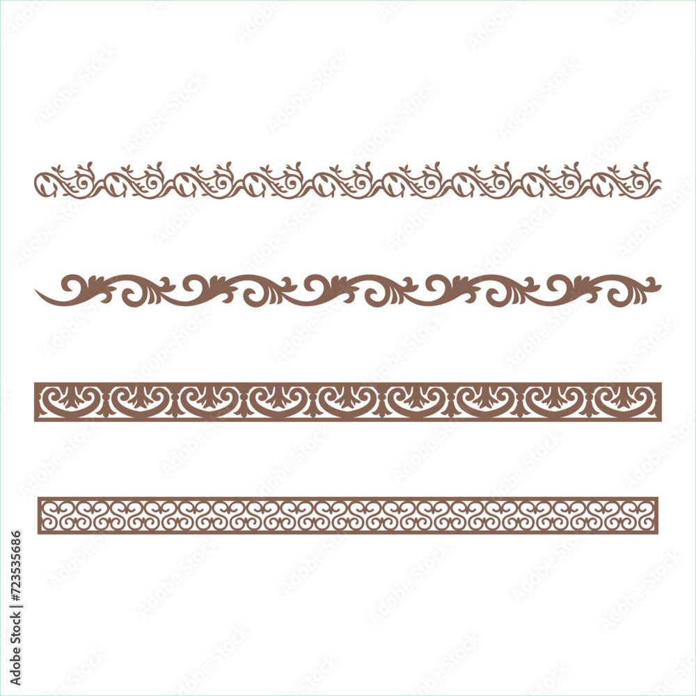 VECTOR BORDER DESIGN FOR CNC LASER CUTING FILE