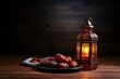 Arabic Calligraphy Lighting Up the Night - Delicious Dates inside