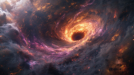 Wall Mural - Hole in space.