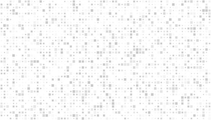 Gray white square geometric pattern background