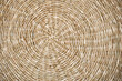 Straw basket texture on closeup background.