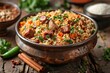 Rice and Meat Bowl: A Delicious Dish for Meat Lovers Generative AI