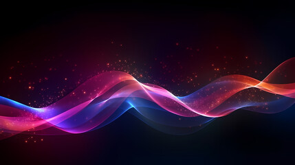 Wall Mural - abstract background of future network technology and network connections