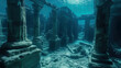 Ancient underwater ruins