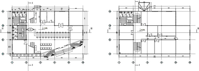 vector illustration design sketch of a commercial bank building where money is stored