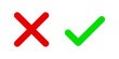 © anang - green tick and red cross