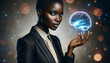 Femme tenant dans sa main un cerveau idéal pour article, blogs traitant de : Piraterie, Cyber sécurité, sécurité informatique, virus, hacker, hacking, pirate, attaque et intelligence artificielle