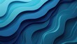 Blue gradient abstract wavy background