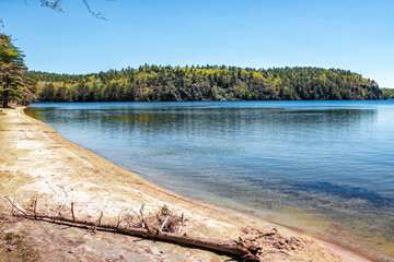 Wall Mural - Bon Echo Provincial Park landscape image with lake view in Ontario, Canada.