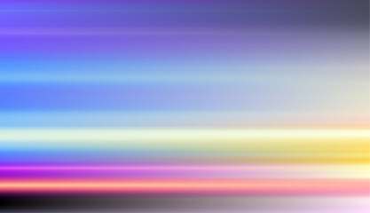 Sticker - motion neon lines, sparkle light effect vector illustration. abstract blur of bright energy laser be