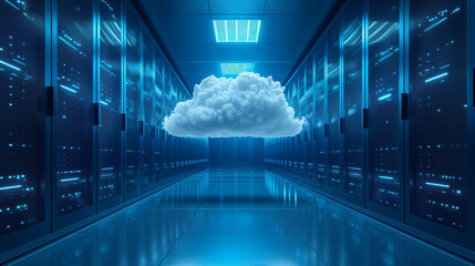 Wall Mural - Cloud, Computing, Digital, Transformation, Data, Security, Technology, Evolution