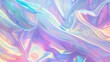 © Svetlana - Holographic background shimmering with rainbow colors. Liquid waves with foil effect.